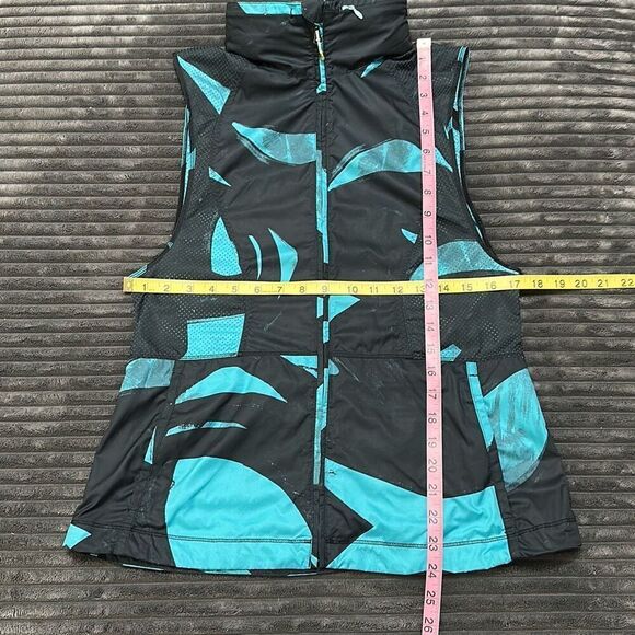 Lululemon Pack It Packable Vest Hidden Hood Blue Black Women’s Size 6 - Picture 8 of 12
